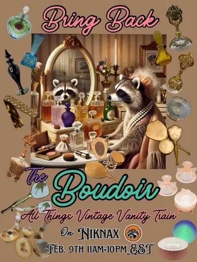 Bring Back The Boudoir ~ A Vintage Vanity Train!