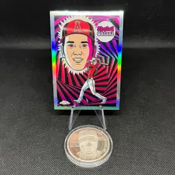 2023 Topps Chrome Shohei Ohtani Ultraviolet Los Angeles Angels