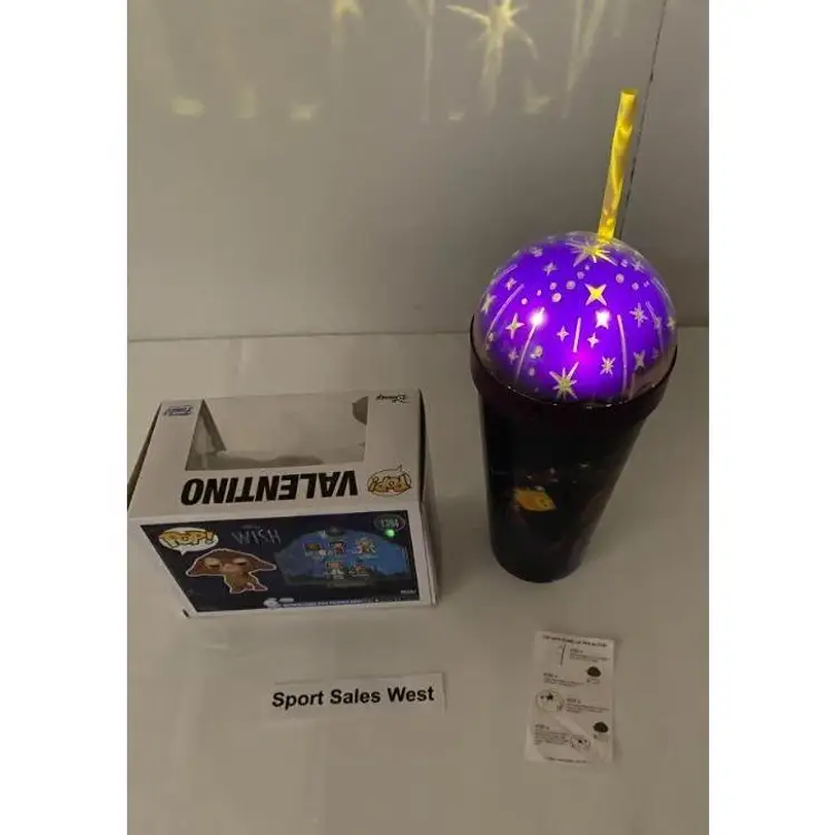 AMC Exclusive 2023 Disney Movie WISH 32oz Light-Up Projector Double Wall Cup NEW