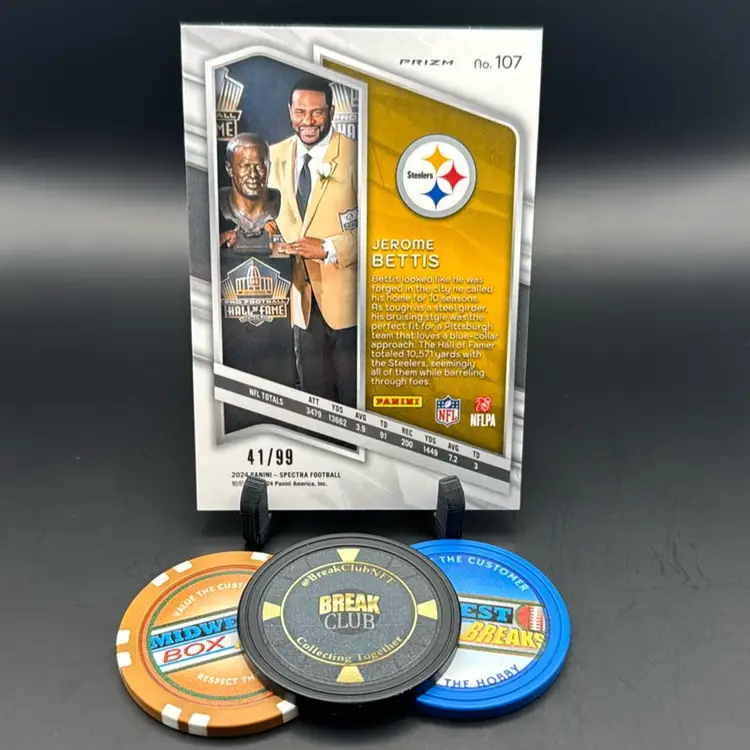 Jerome Bettis Celestial Prizm Hall Of Fame HOF 2025 Spectra Pittsburgh Steelers