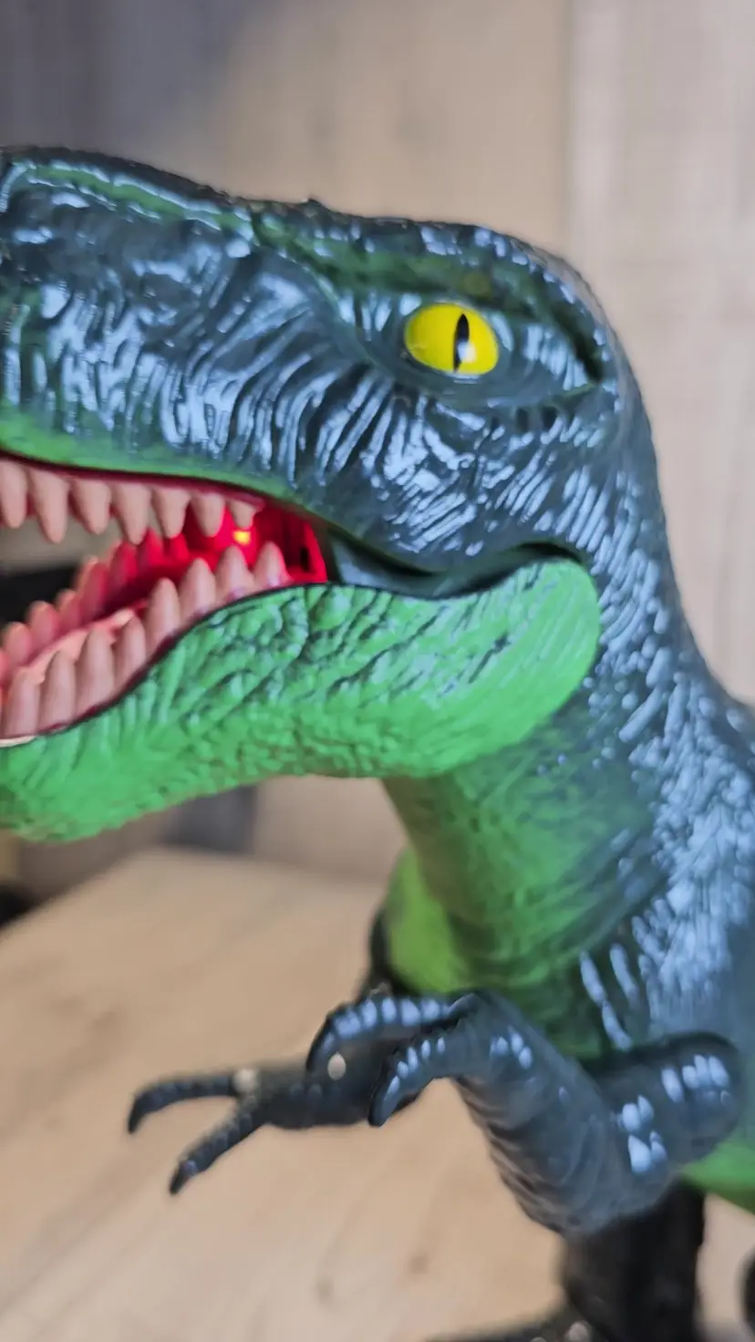 Adventure Force Caldera Fiery T-Rex NO REMOTE Lights & Sounds Roars TESTED VIDEO