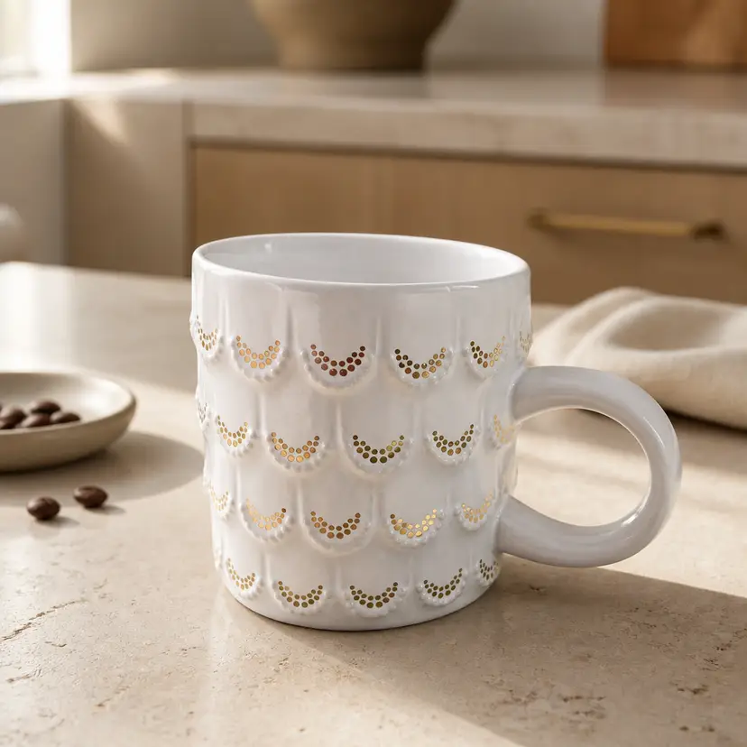 Starbucks 2016 Anniversary Mermaid Scales Siren Mug