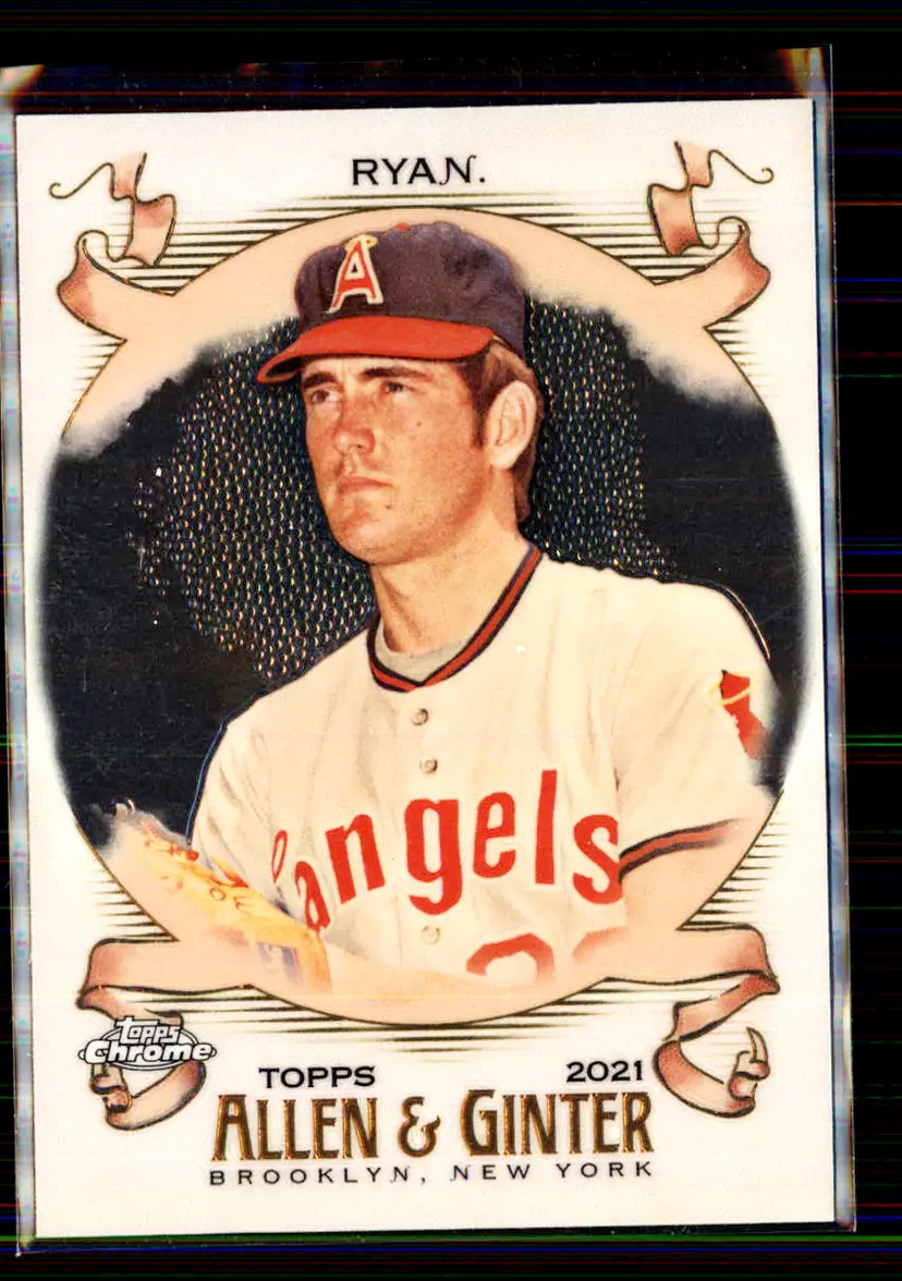 Nolan Ryan 2021 Topps Allen & Ginter Chrome #40 - California Angels - (147-142)