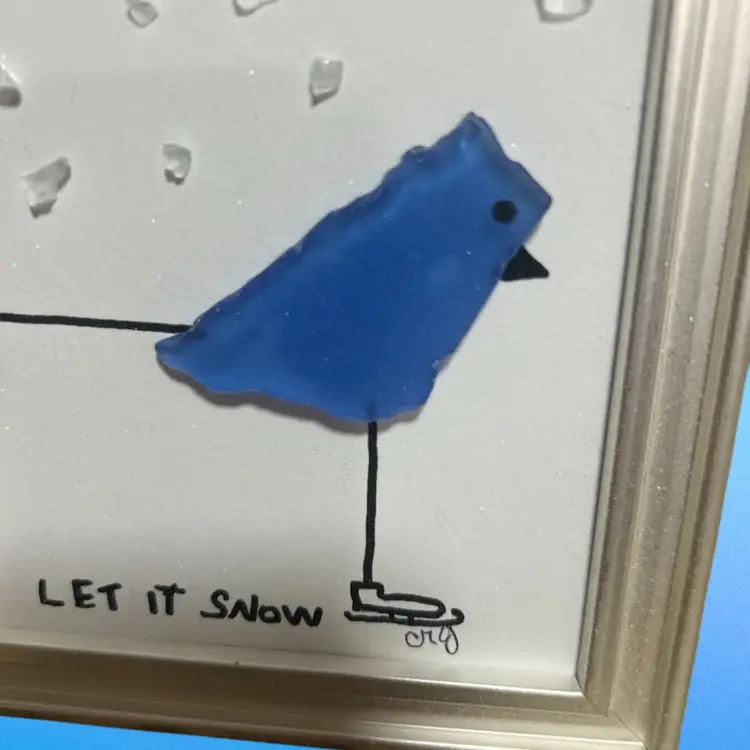 Let It Snow Skating Penguin - Made By Me