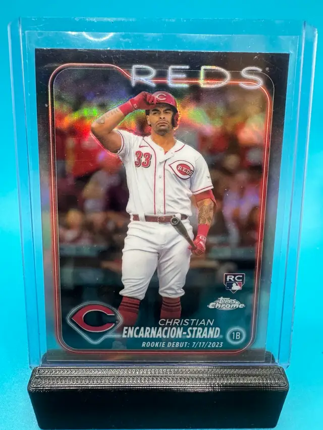 Christian Encarnacion Strand Topps Chrome Update Rookie Debut Refractor RC Cincinnati Reds