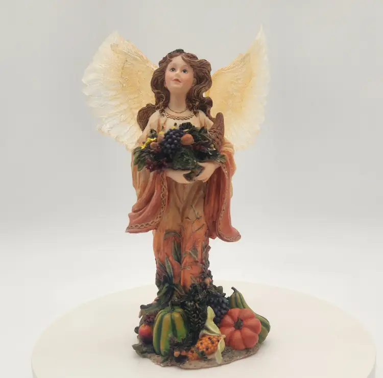 The Boyd Collection Charming Angels Aurelia Guardian of Harvest Figurine #28224
