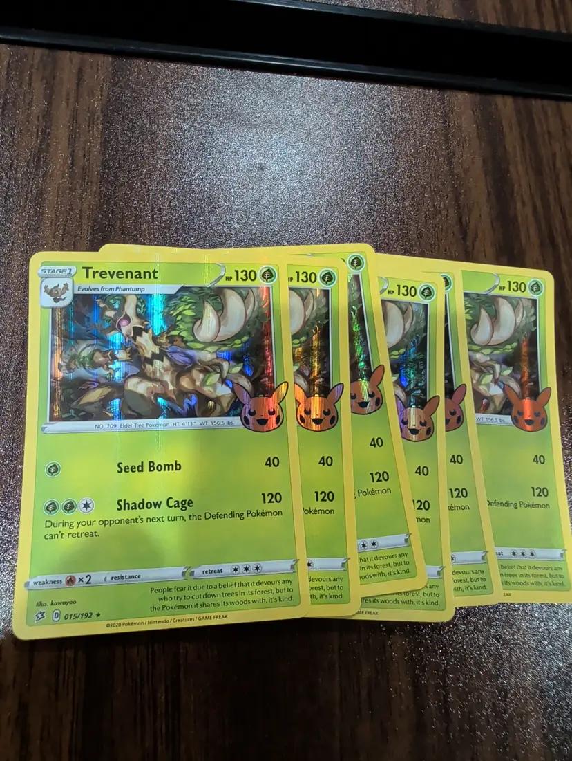 #01 Trevenant custom 3d art card