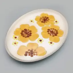 Vintage Denby Pottery Minstrel Serving Platter English Pottery 1970s BOHO Decor