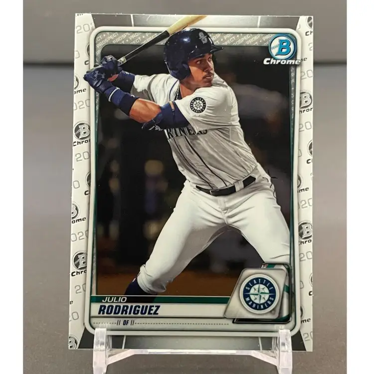 Julio Rodriguez Bowman Chrome  - Seattle Mariners