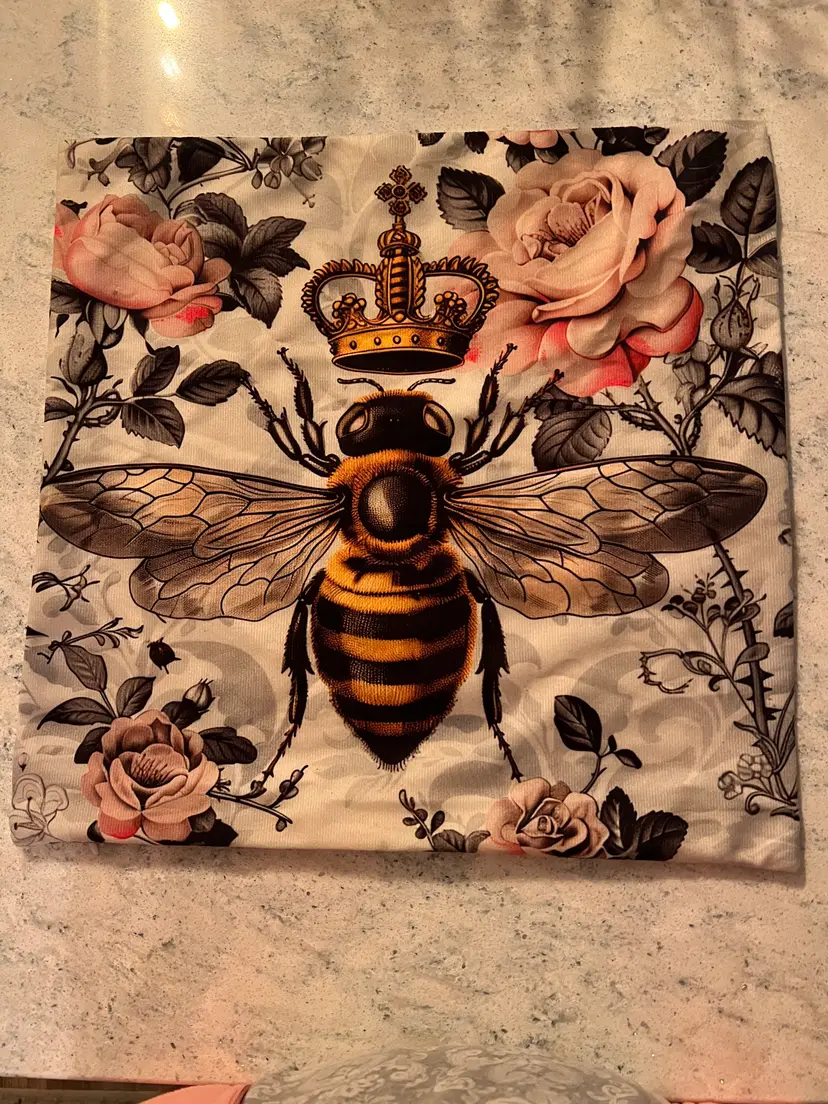 Queen Bee Pillow Cover