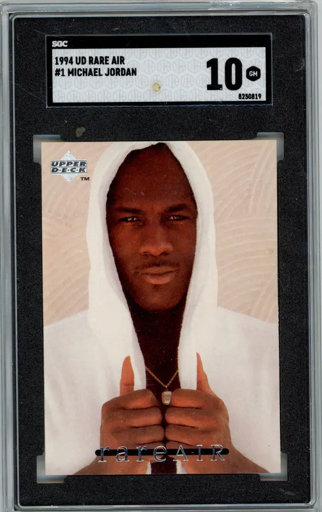 1994 Upper Deck MICHAEL JORDAN #1 Rare Air BULLS SGC 10 GEM MT