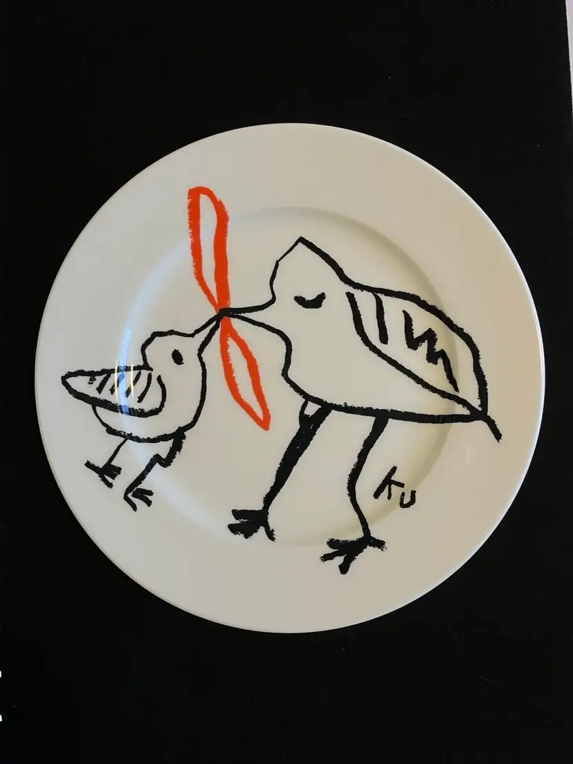 Seitaro Kuroda Tribute 21 UNESCO Felissimo Birds Artist Collectors Plate.