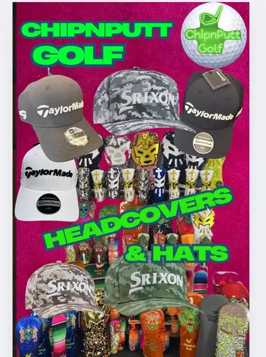 New Chipnputt Headcovers + New TaylorMade & Srixon Hats 