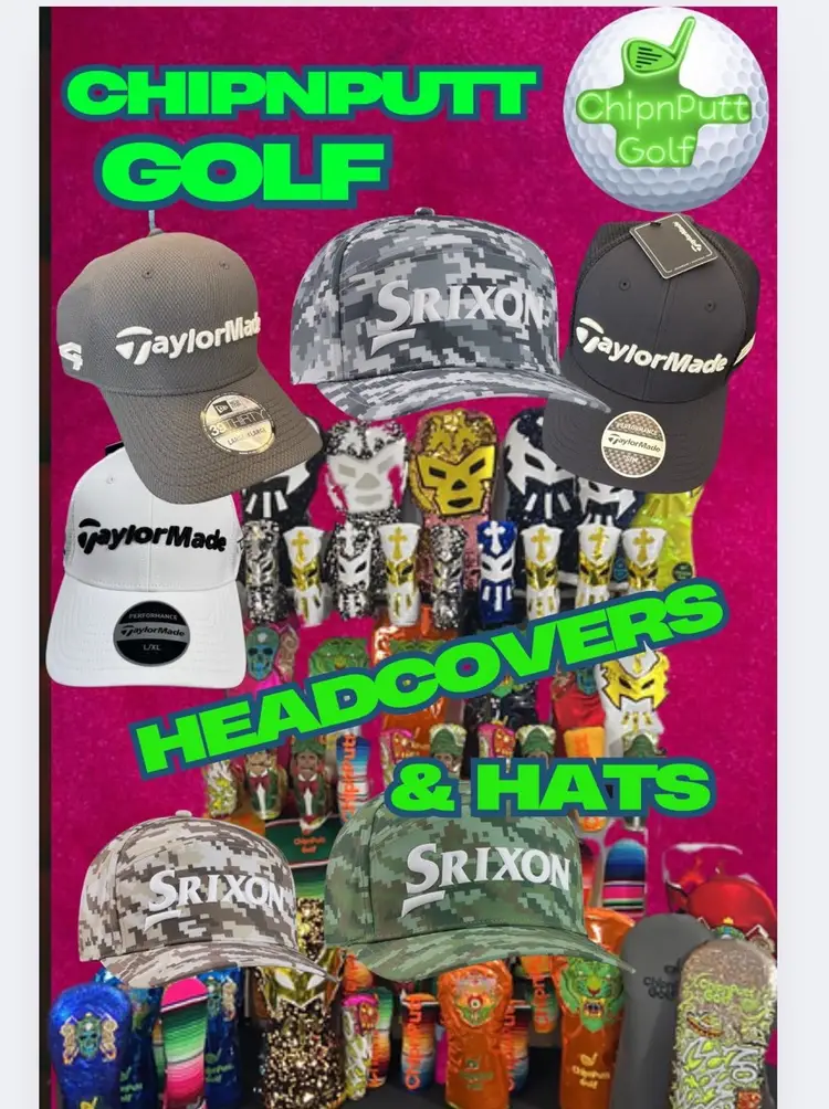 New Chipnputt Headcovers + New TaylorMade & Srixon Hats 
