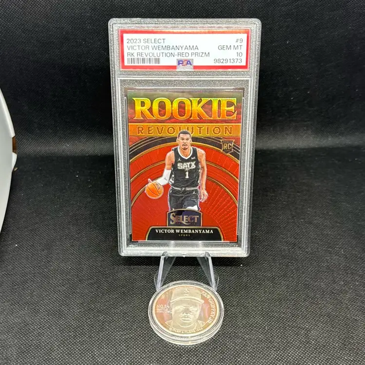 2023 Select Victor Wembanyama Rookie Revolution Red Prizm PSA 10 San Antonio Spurs