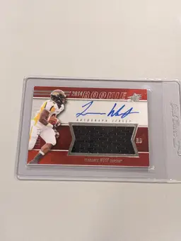 Terrance West 2014 SPx - 393/425 Rookie Auto Game-Worn Patch  #73