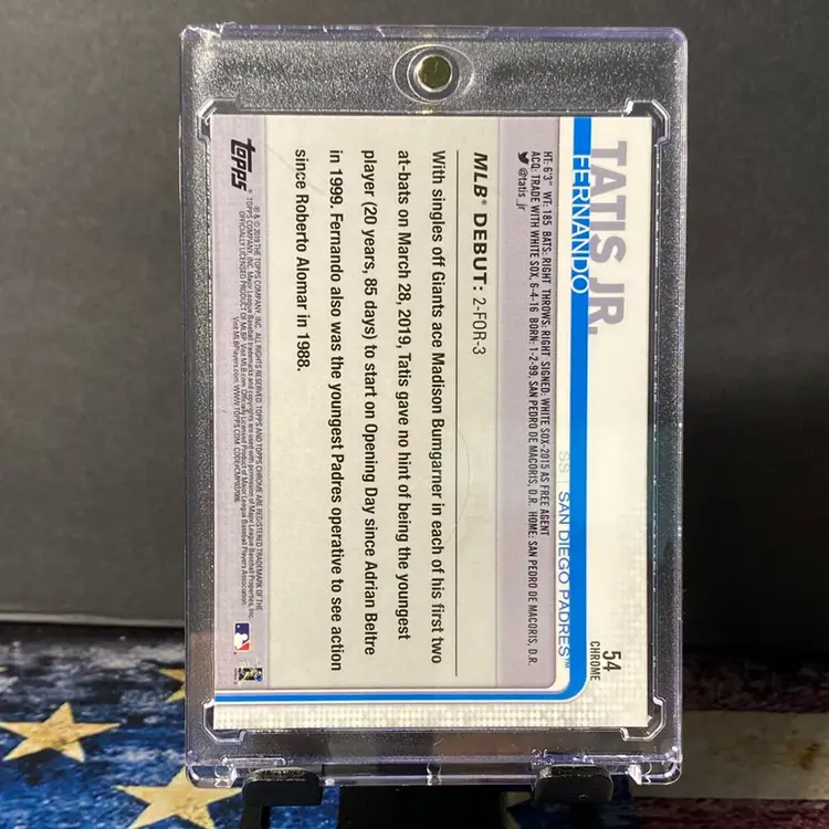 2019 Topps Chrome - Fernando Tatis Jr RC #54 - Pink Refractor SP