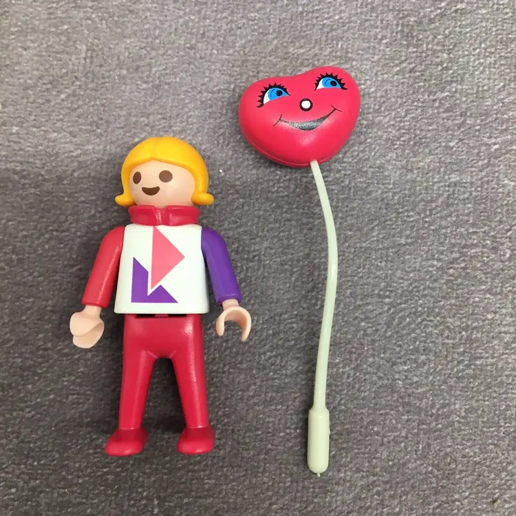 Playmobil Little Girl with Heart Balloon