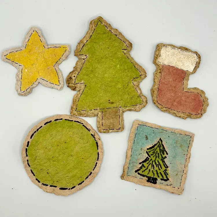 3. Handmade By Me Paper Shapes -Trees (5)