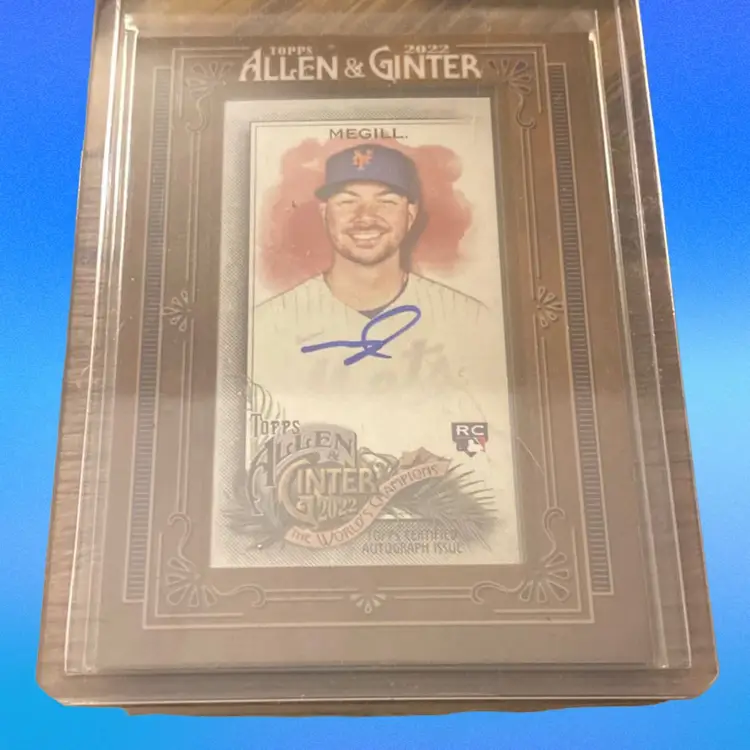 2022 Topps Allen & Ginter Framed Mini Auto Tylor Megill