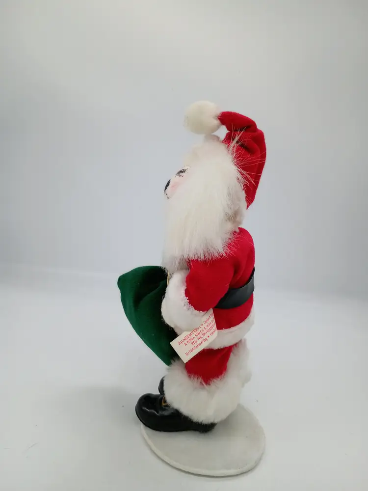 Annalee Christmas 2003 Mr. Santa  Polar Bear  with Toy Sack #632703  8”