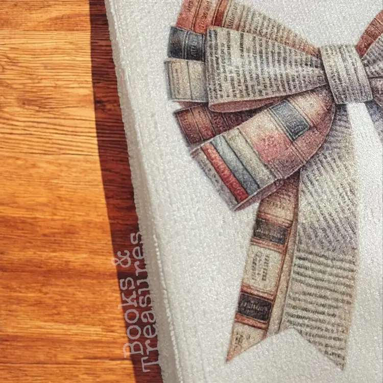 Bookish Bow Microfiber Towel