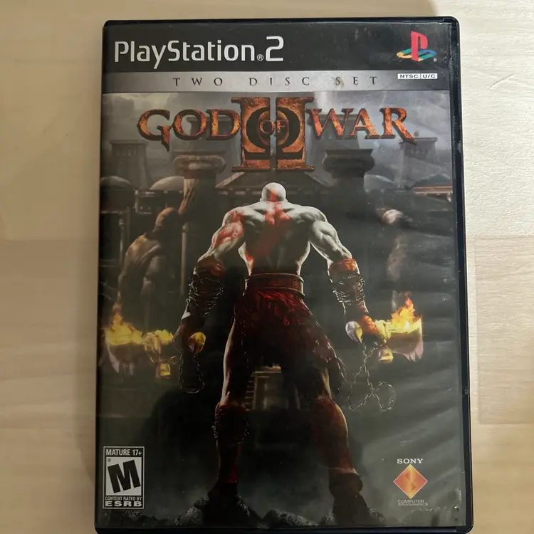 God of War II (Sony PlayStation 2, 2007) PS2 Black Label CIB with Bonus Disc