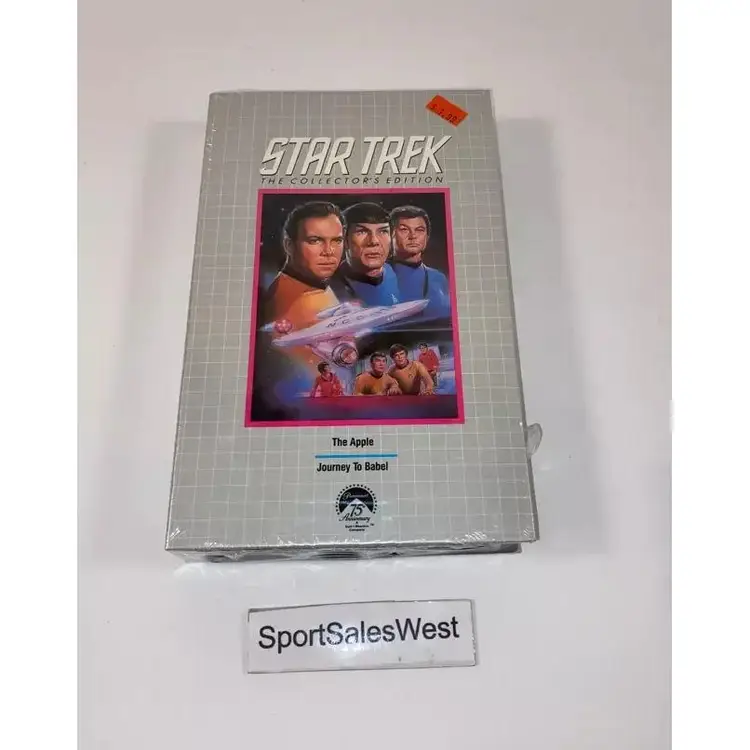 Star Trek The Original Series Collector's Edition VHS -The Apple & Journey Babel