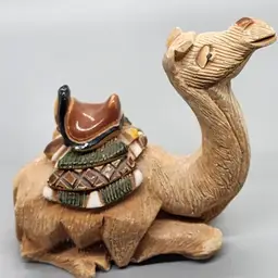 Artesania Rinconada De Rosa Camel Figurine #64, Retired, Made in Uruguay