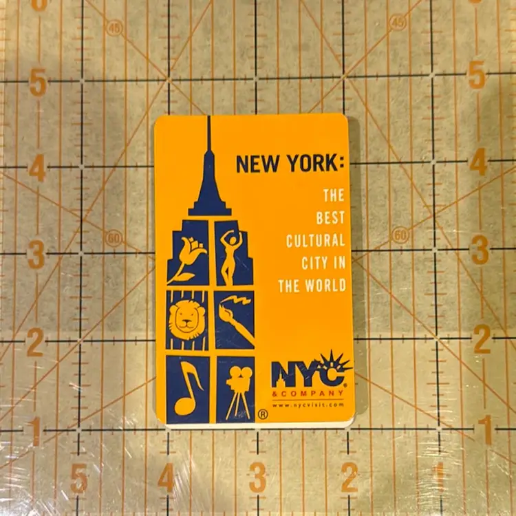 Lot (2) Vintage NYC Maps: Folding Pocket Map & 1992 Subway Map