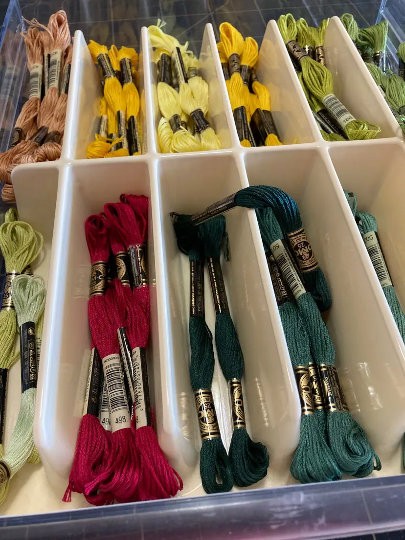 DMC floss - 6 skeins