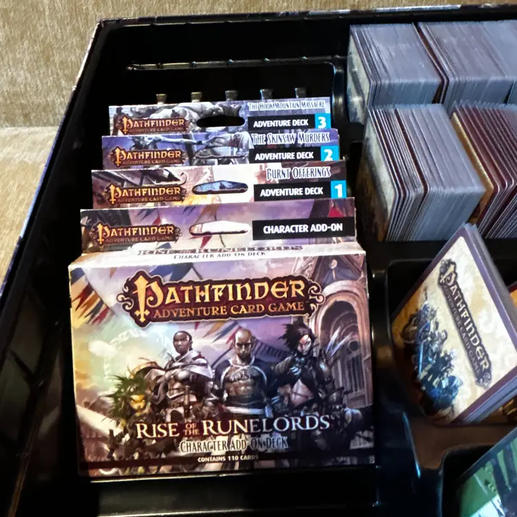Pathfinder Adventure Card Game: Rise of the Runelords - Base Set + 4 Expansion Packs