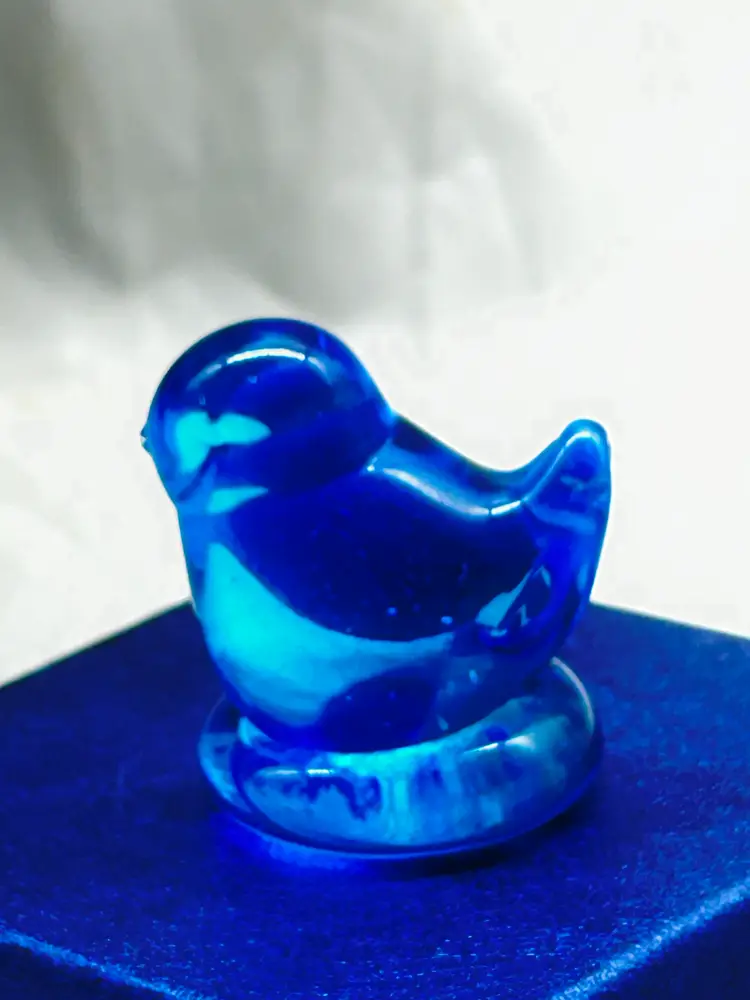 Vintage Bluebird of Happiness Signed Leo Ward Terra Studios