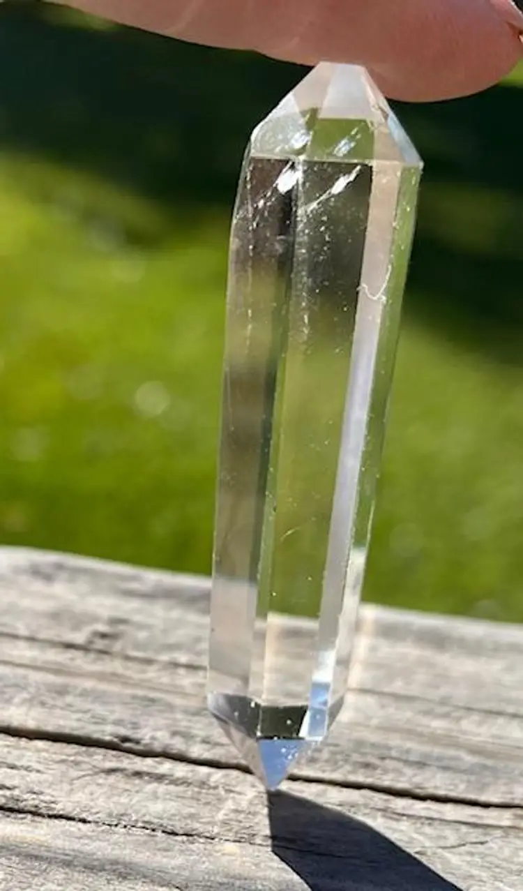 Clear Crystal Quartz Double Point