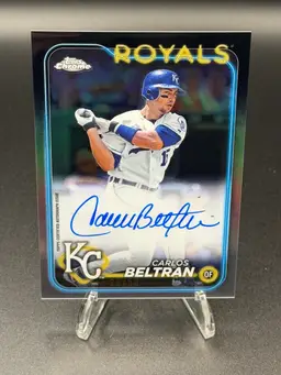 Carlos Beltran Legends Auto /50 2024 Topps Chrome Update