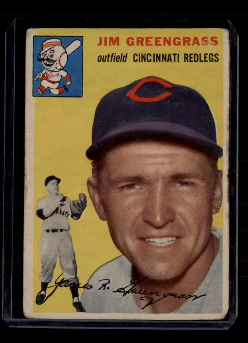 1954 Topps #22 Jim Greengrass - (pk-tl1) - Cincinnati Redlegs