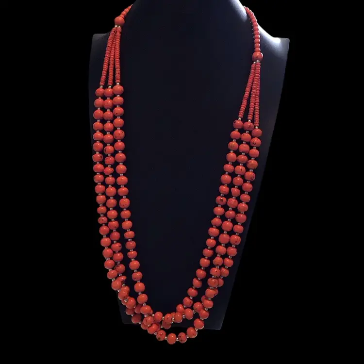 Tibetan Coral Necklace