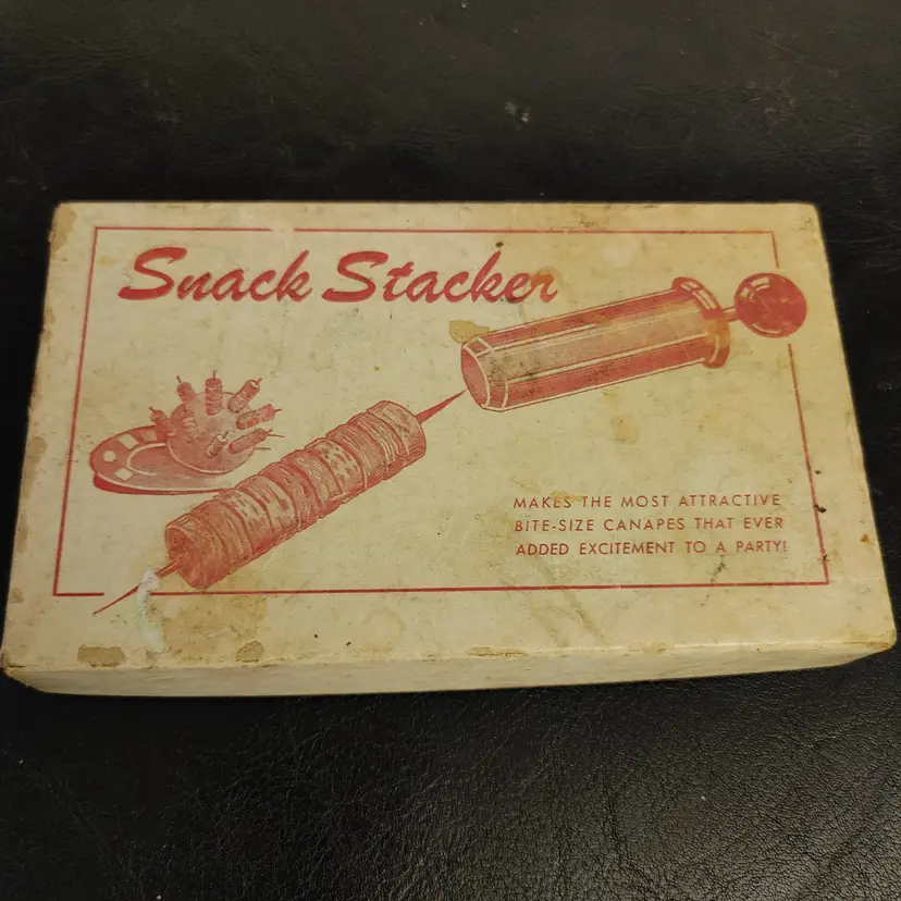 Vintage snack stacker. From the 40's. Make your own canapes.