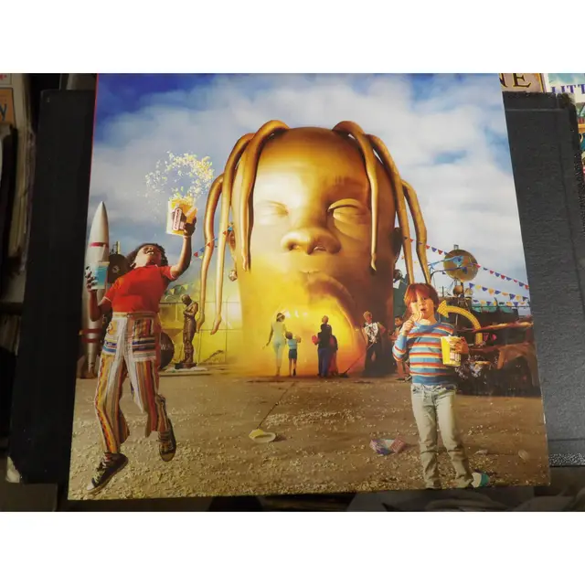 Travis Scott Astroworld Hip Hop Trap Pop Rap 2018 Record Double LP ALBUM