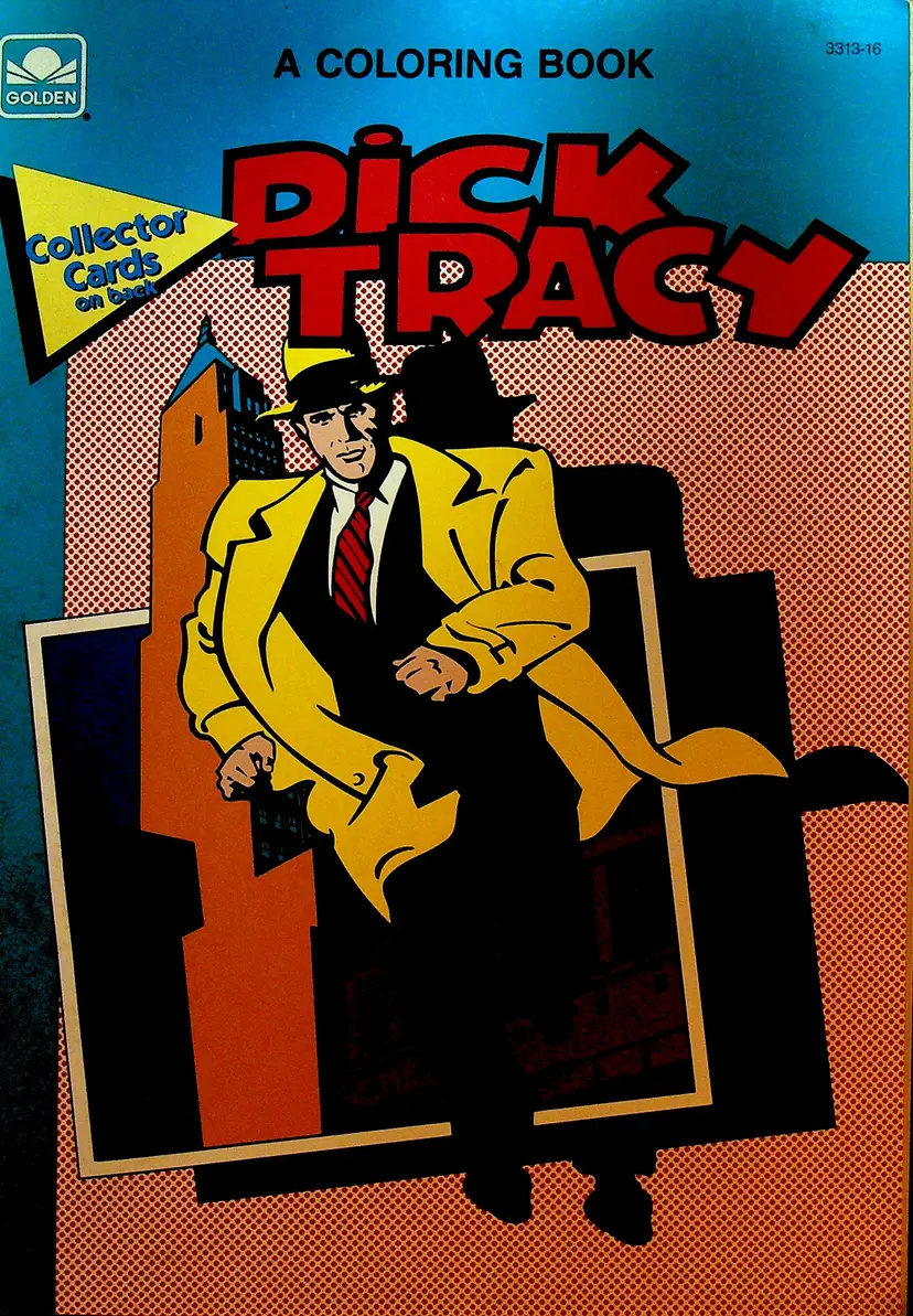Dick Tracy Coloring Book 1990