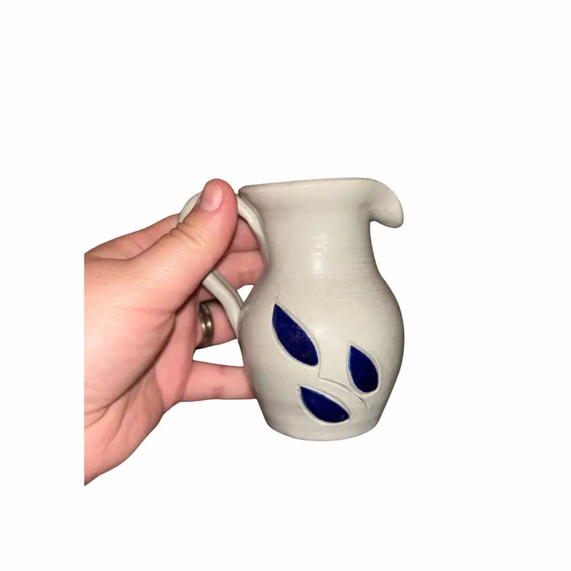 Williamsburg Art Pottery Small Salt Glazed Stoneware Pitcher