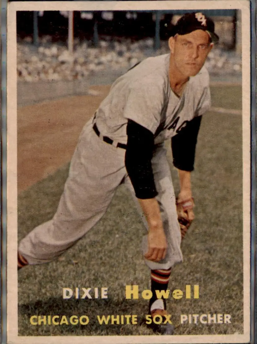 1957 Topps #221 Dixie Howell - ( pk1 ) - Chicago White Sox