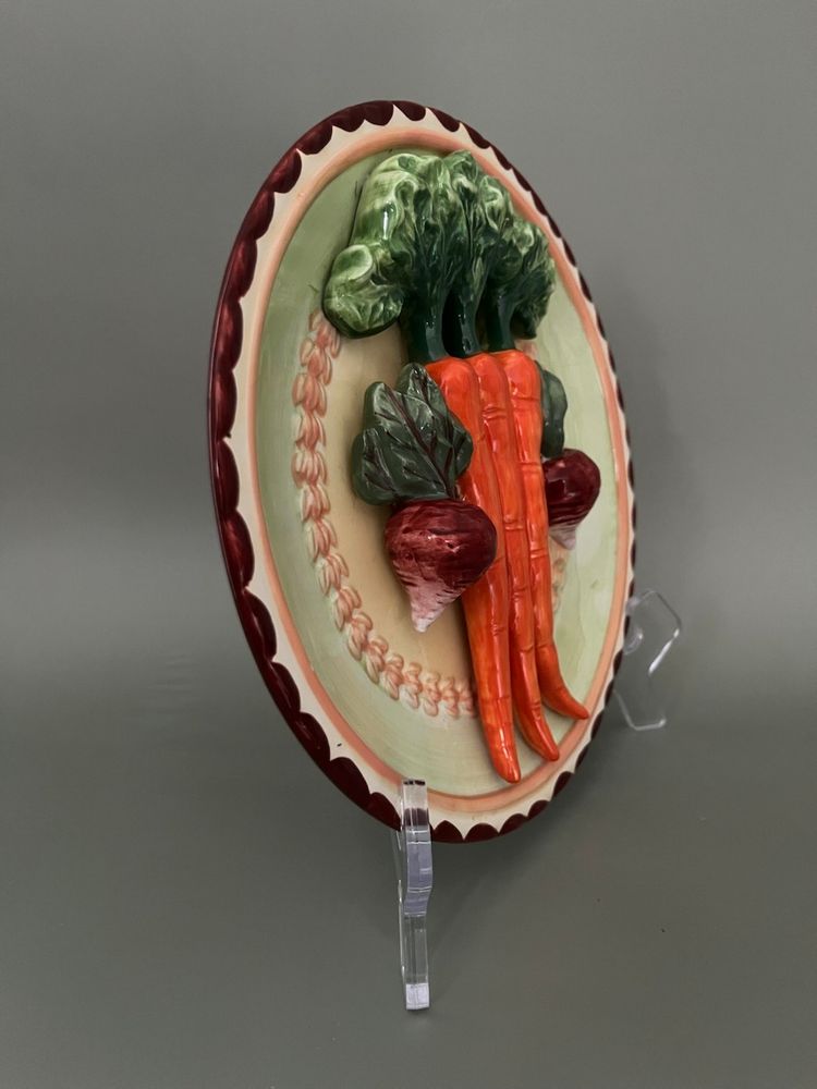 Unique Decorative 3D Carrot Plate by Bella Casa by Ganz