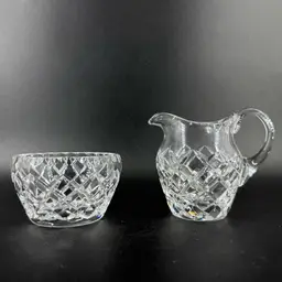 Českćl Crystal Clear Glass Cream & Open Sugar