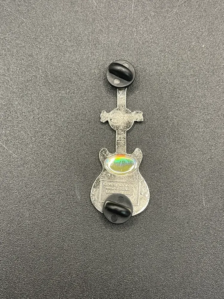 Vintage, Limited Edition, Hard Rock Cafe Breast Cancer Awareness Guitar Pin