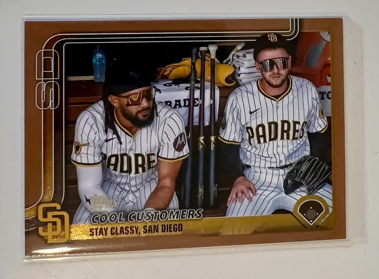 Fernando Tatis Jr. Jackson Merrill Cool Customers Topps Gold /2025 San Diego Padres