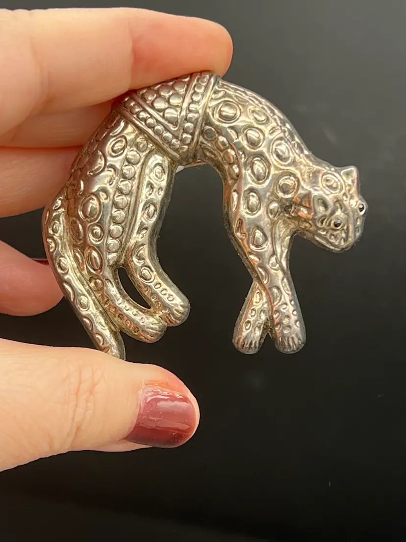 Vintage Leopard Brooch/Pendant