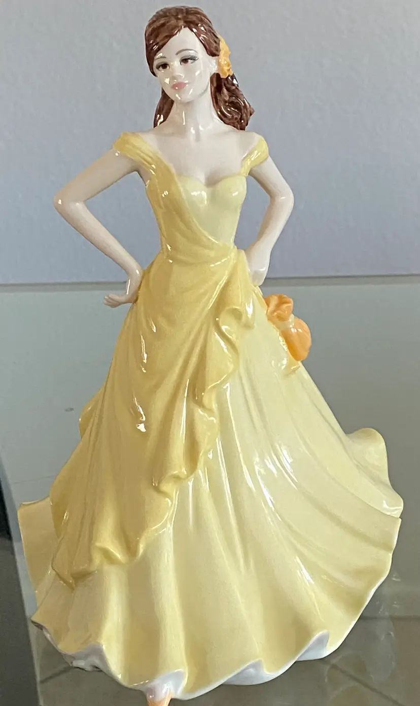 Coalport Sentiments 2005 "Thinking of You" Bone China Figurine By Jack Glenn