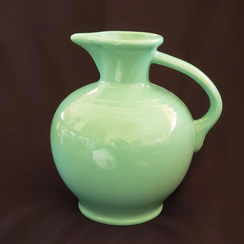 Fiesta Handled Pitcher HLC USA Fiestaware Sea Mist Green 8½"T Retired Vintage