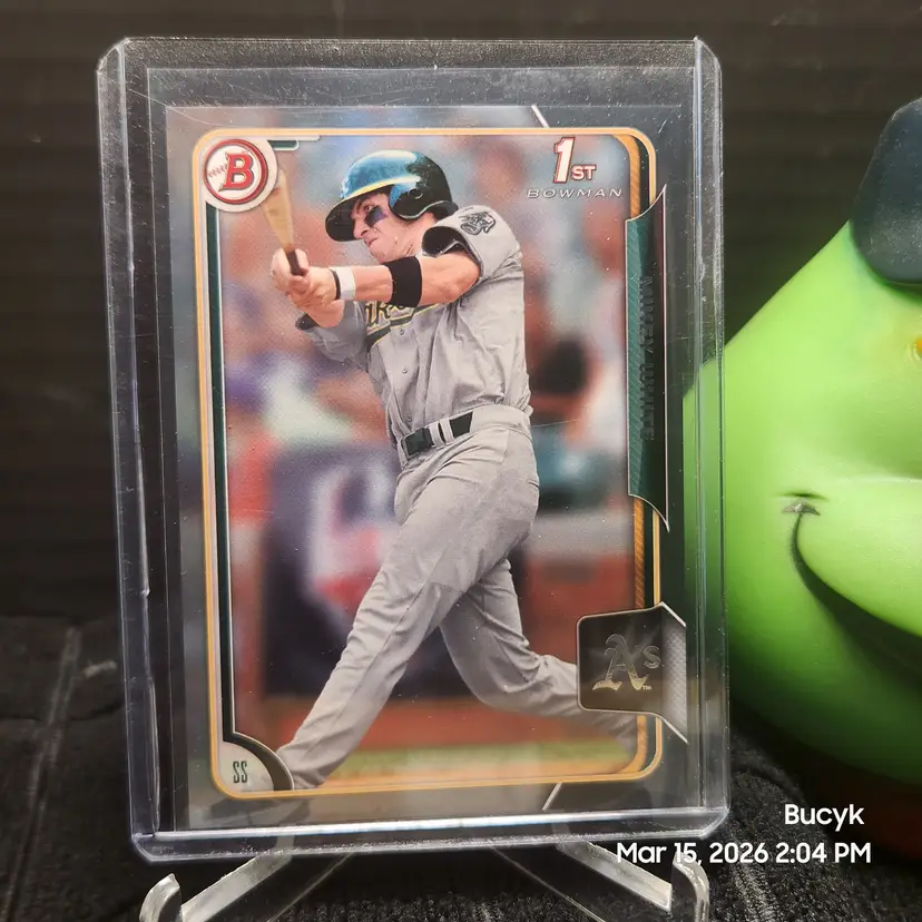 2015 Bowman SIlver - Mikey White Oakland Athletics 473/499